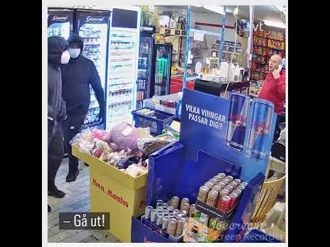 شاهد لصوص في السويد يدخلون متجر لسرقته والنتيجة لا تصدق ؟؟؟!