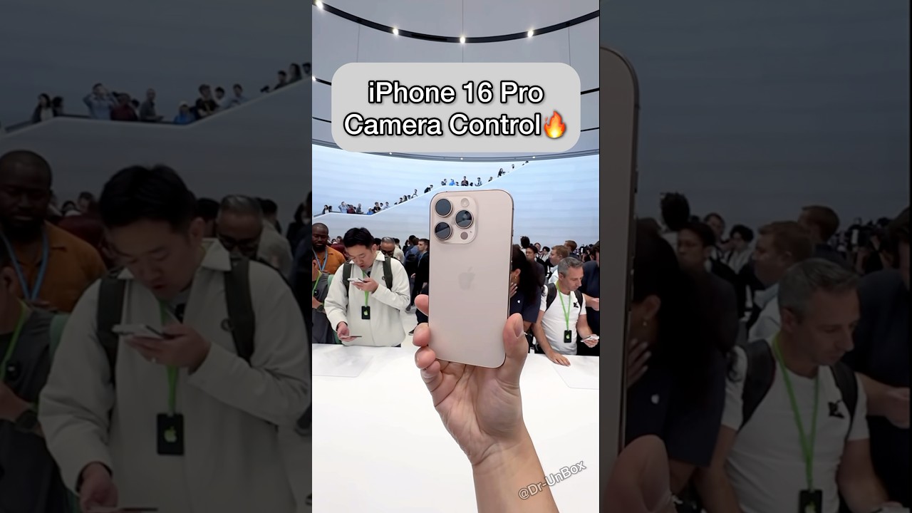 iPhone 16 Pro Camera Control Review🔥 #shorts #trending #apple #iphone #iphone16pro #iphone16 #video