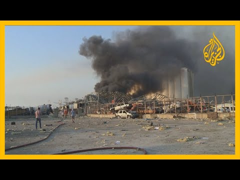 انفجار ضخم يهز العاصمة اللبنانية بيروت.. التفاصيل مع مراسل الجزيرة