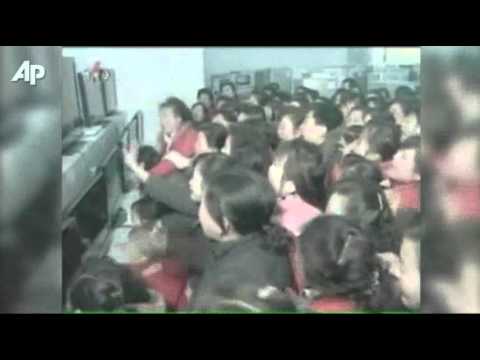 Raw Video: Reaction to Kim Jong Il's Death