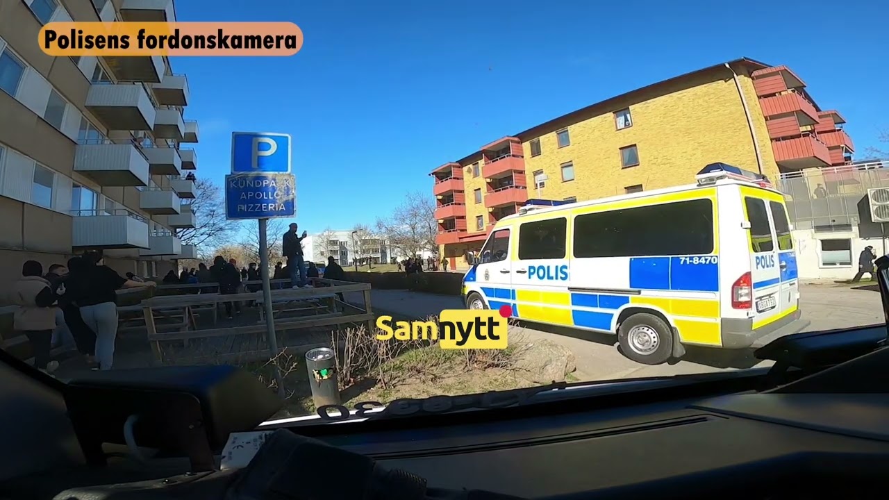 Se korankravallerna i Skäggetorp från polisens kroppskameror - UTAN SVT-PIXLING