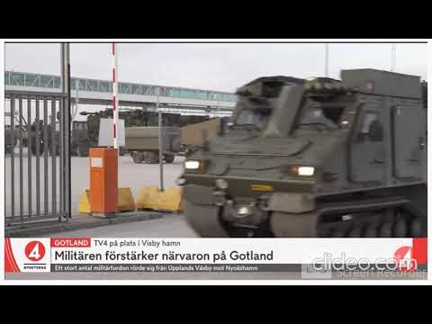 السويد ترسل حشود عسكرية على حدودها الشرقية في عوتلاند .. بسبب التصعيد الروسي