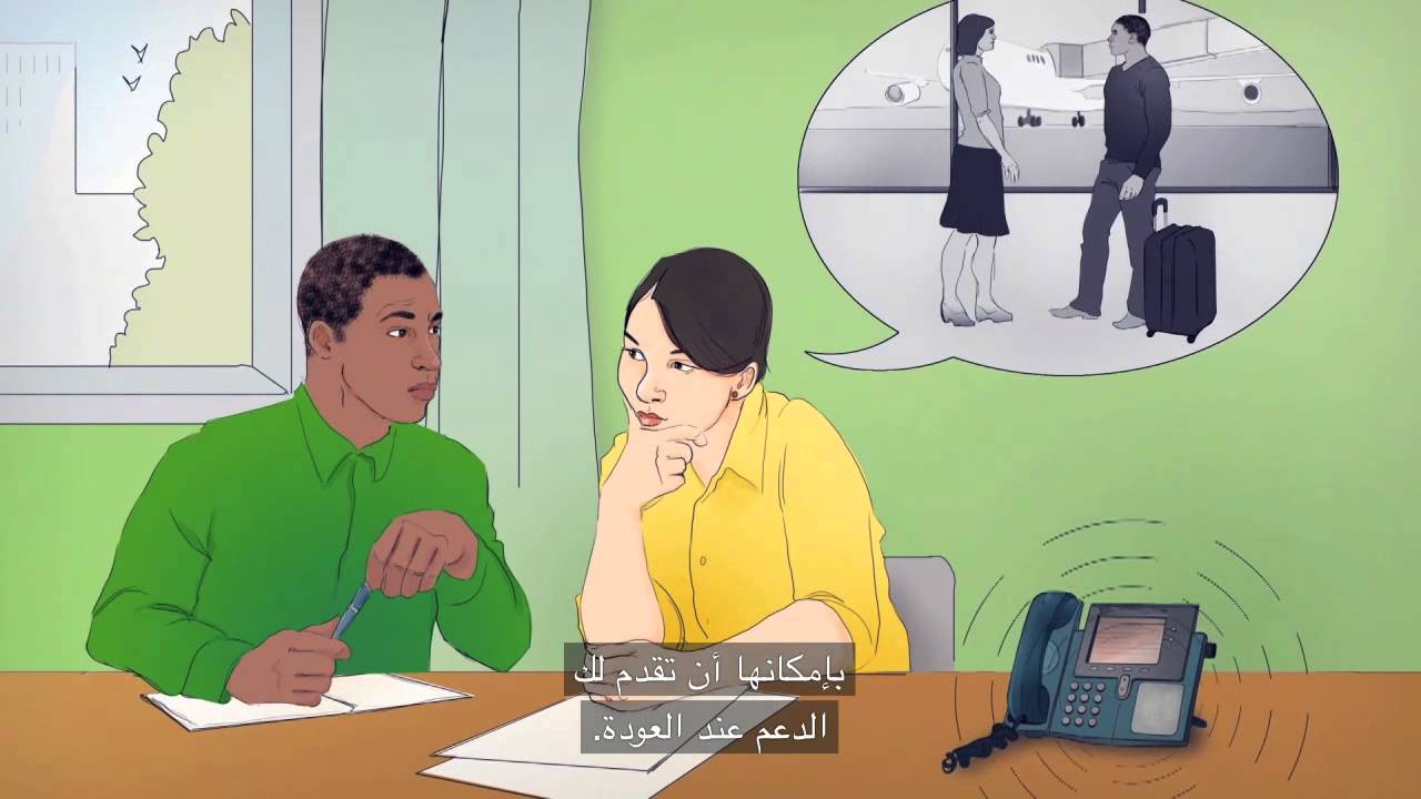 (Återvändande, språk: arabiska) العودة