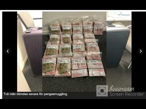 رجل يحاول تهريب 175 مليون كرون في حقائب سفر من مطار ستوكهولم إلى تركيا