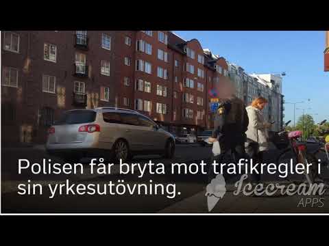 شرطيان سويديين يتعرضوا للتوبيخ والتحقيق لمخالفة قواعد المرور