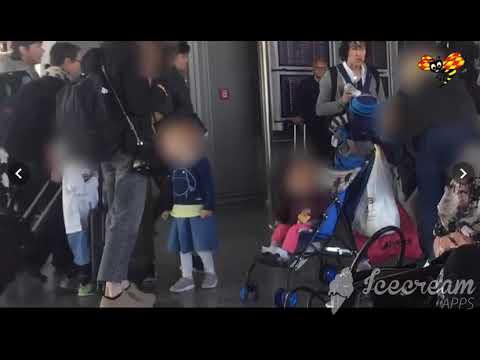 وصول اطفال عائلة السويدي مايكل سكورمو من اربيل العراق