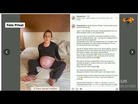 امرأة تحمل بثلاثة توائم .. وتشعر بالصدمة من شكل "  حملها "