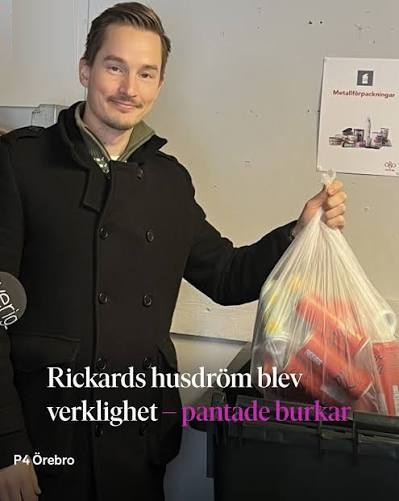 الشاب السويدي Rickard اشترى منزلاً في السويد بعد جمع العلب الفارغة لـ13 عاماً 3 5 4