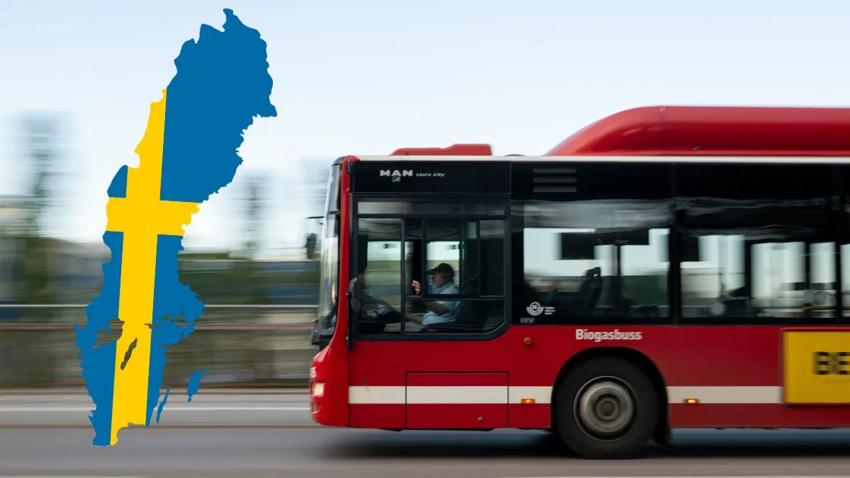 SL Buss Sverige Karta