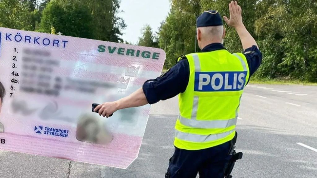 الشرطة السويدية: مخالفة صغيرة تكلفك 30 ألف كرون إذا لم تنتبه لها! 1 polis korkort sverige 1
