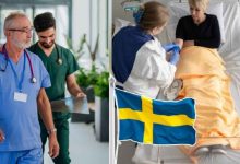Svensk Flaga Sjukhus Patient Sjukskoterska 2