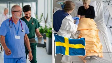 Svensk Flaga Sjukhus Patient Sjukskoterska 2