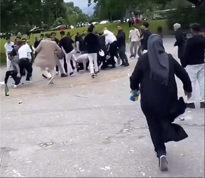 شجار بين عائلتين يتحول لأعمال شغب خلال احتفال في السويد 4 3