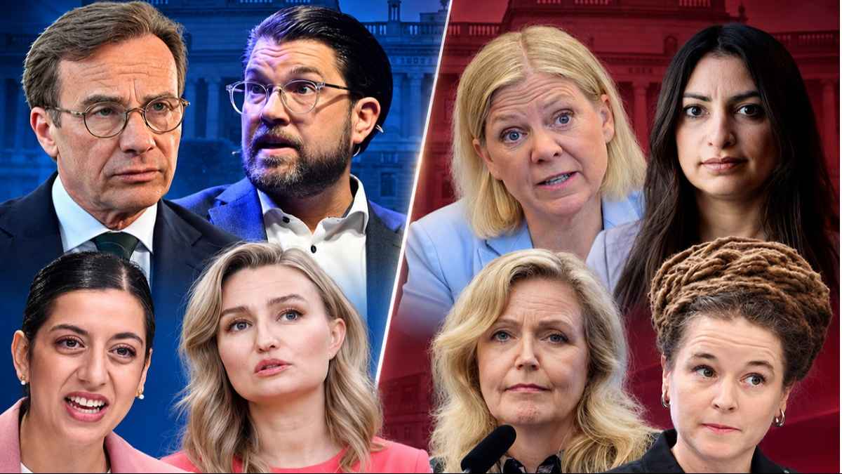 استطلاعات الرأي الأخيرة قبل ساعات من الانتخابات السويدي أرقام مفاجئة (المعارضة تواجه حكومة تيدو) 1 1 1 6